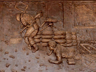 Veerta Chakra with six Bronze Murals