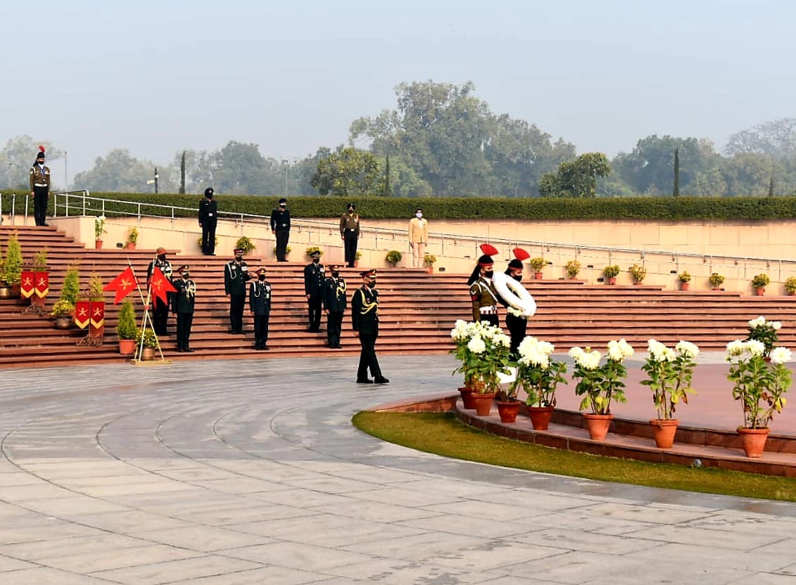 Vice Chief of the Army Staff, Paid Homage at NWM