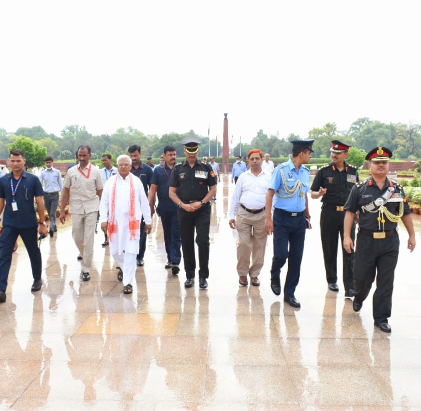 HE Shri Mangubhai Patel, Governor of Madhya Pradesh visited NWM on 17 July 2022
