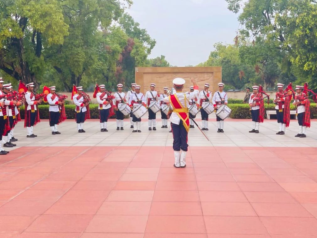 Band Team  performance of Maharaja Agarsain Public School, Ashok Vihar, Delhi at NWM on 22 July