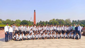 Students of Gurukul Sr Sec School Sonipat visited NWM & were taken on a guided tour of NWM on 18 Oct
