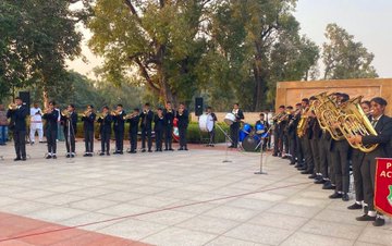 School Band team of Prince Academy, Sikar gave a exhilarating band performance at NWM on 18 Nov 22