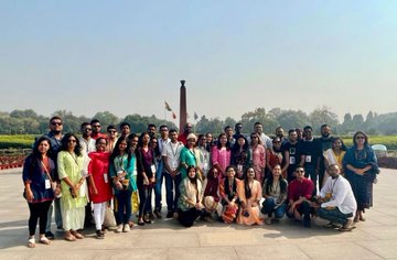 40 youth of Indian Diaspora from 14 countries, were taken on guided tour of NWM on 20 Nov 22