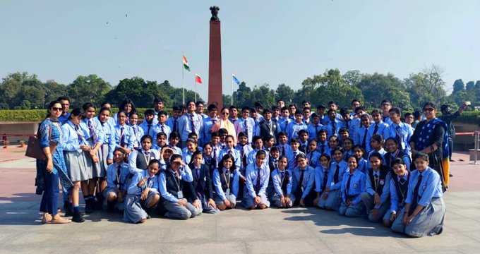 Students Colonel’s Central Academy, Gurugram visited NWM for a guided tour on 24 Nov 22