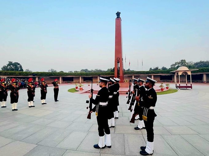 Change Of Guard ceremony and Next-of-Kin ceremony at NWM on 28 Nov 22